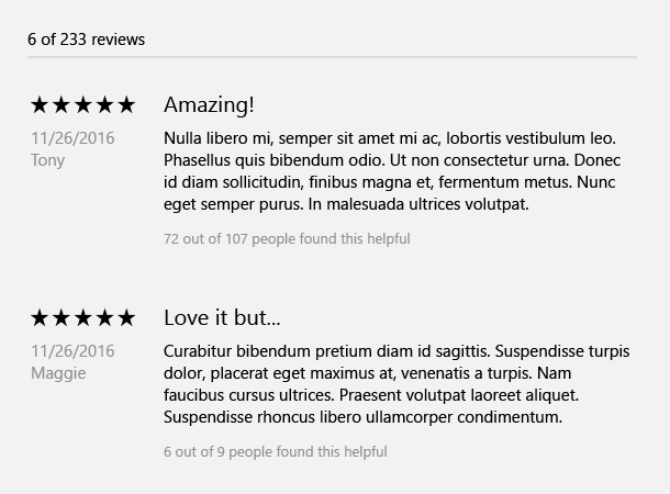 Read-Only Lista Larga