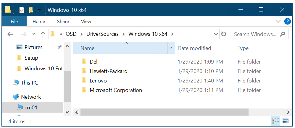 Agregar controladores a una implementación de Windows 10 con Windows PE  mediante Configuration Manager - Windows Deployment | Microsoft Learn