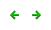 captura de pantalla de dos flechas verdes pequeñas 