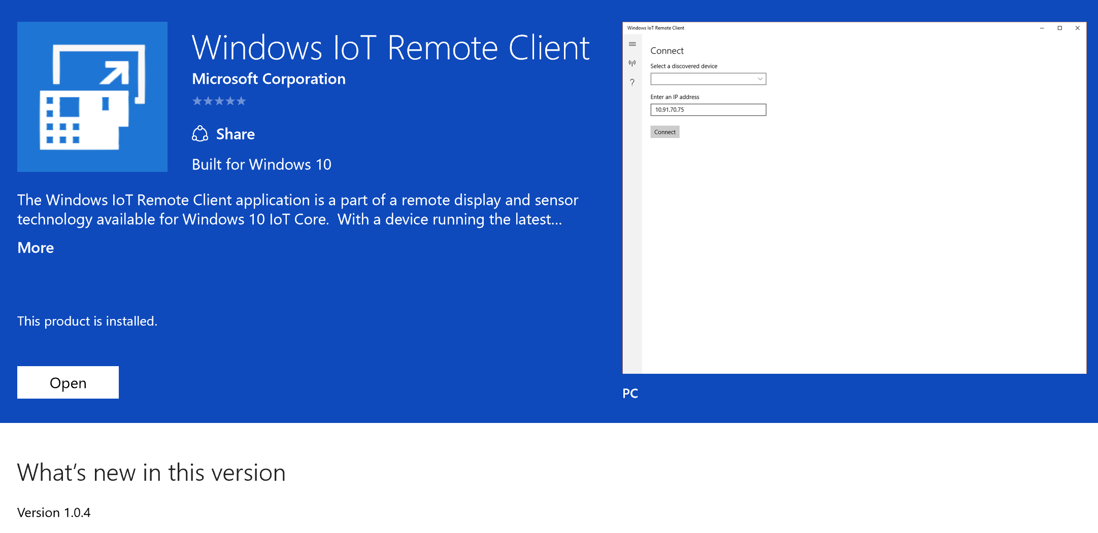 Visualización Remota Windows Iot Microsoft Learn 