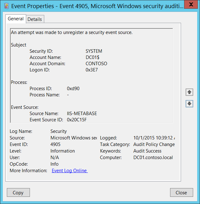 Microsoft windows security auditing как отключить