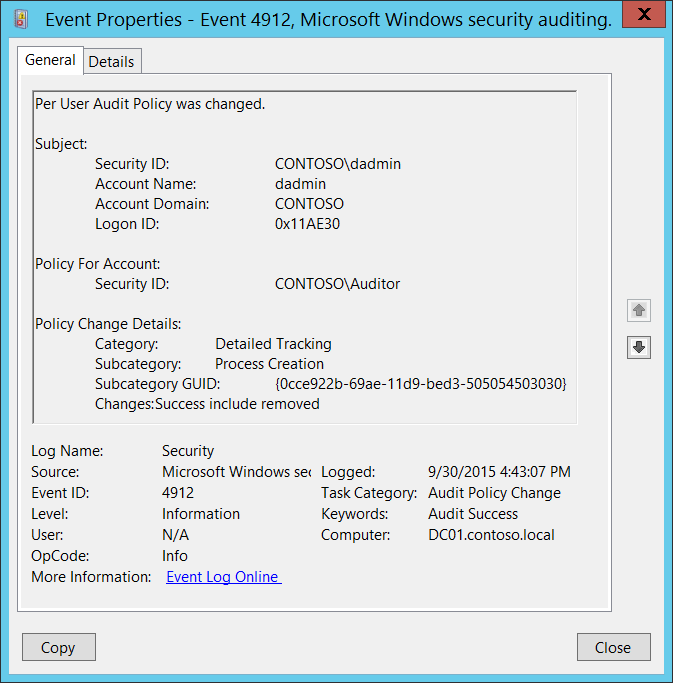 Microsoft windows security auditing как отключить