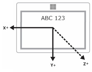 Orientación de la pantalla y del dispositivo en LandscapeFlipped