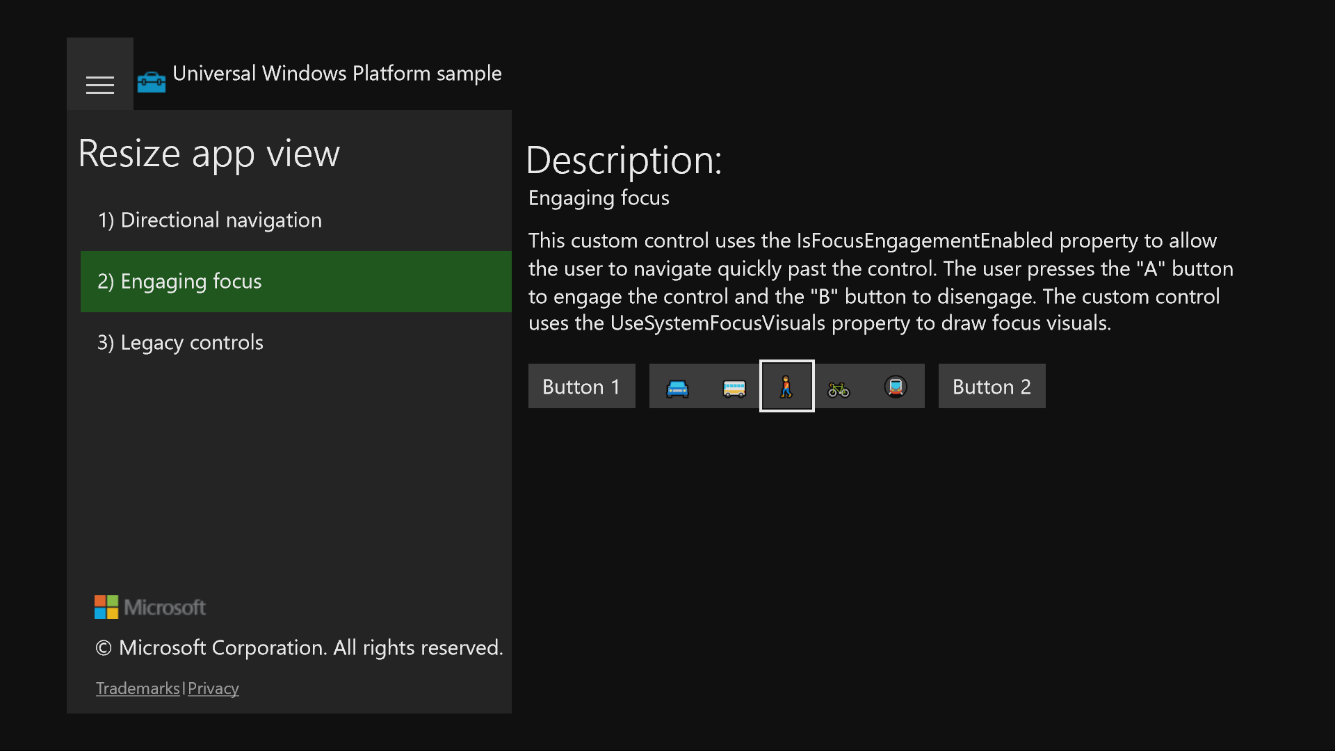 UWP en muestras de Xbox One - UWP applications | Microsoft Learn