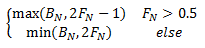 Fórmula matemática para un efecto de luz de anclaje.