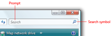 Captura de pantalla que muestra un cuadro de búsqueda instantáneo con una llamada 