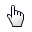 captura de pantalla de la mano con el dedo índice que apunta 