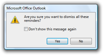 screen shot of dialog box with warning icon 
