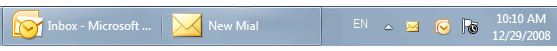screen shot of taskbar with icon displayed twice 