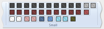 imagen de grupos de botones de pequeño dimensionamiento plantilla de definición.