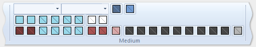 imagen de grupos de botones y entradas de medio dimensionamiento plantilla de definición.