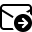 Icono de reenvío de correo