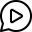 Icono de chat de vídeo