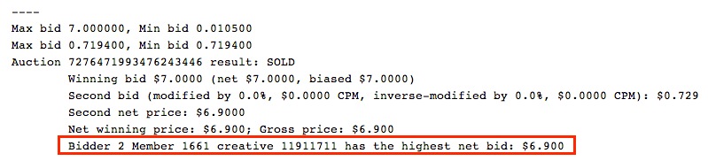 Captura de pantalla de la oferta neta más alta, el miembro y la creatividad.