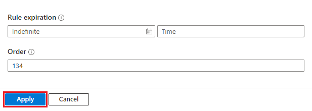 Captura de pantalla de los pasos finales de la creación de la regla de automatización.