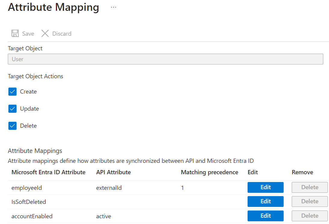Utiliza la asignación de atributos para configurar las mapeos de atributos para aplicaciones