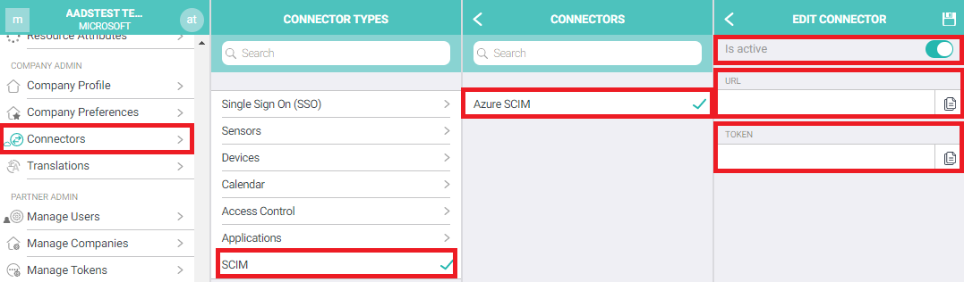Captura de pantalla del conector.