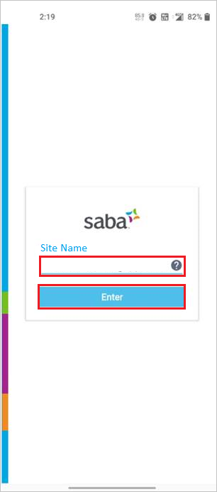 Captura de pantalla de Site name (nombre del sitio).