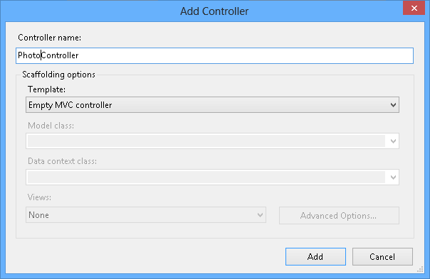 Adding the PhotoController