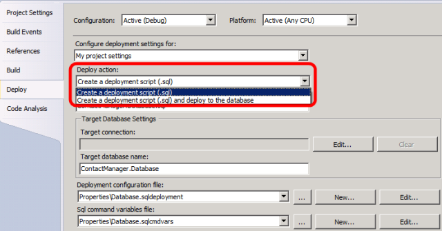 For example, if you configure settings for the Debug configuration and then publish using the Release configuration, your settings will not be used.