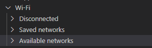 Configuración de Wi-Fi en Visual Studio Code