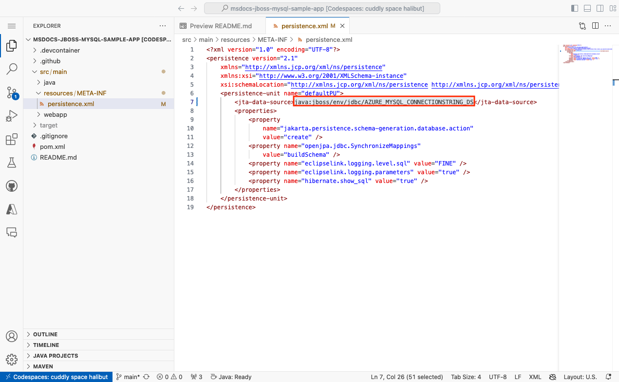 Captura de pantalla que muestra cómo configurar la CI/CD mediante Acciones de GitHub