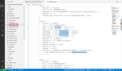 Captura de pantalla que muestra Visual Studio Code en el explorador y un archivo abierto