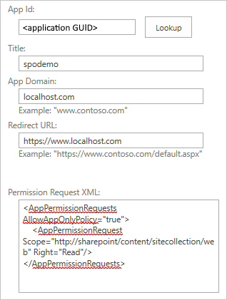 Conceda permiso para el sitio SharePoint para su aplicación registrada cuando ya disponga del rol de administración del sitio.