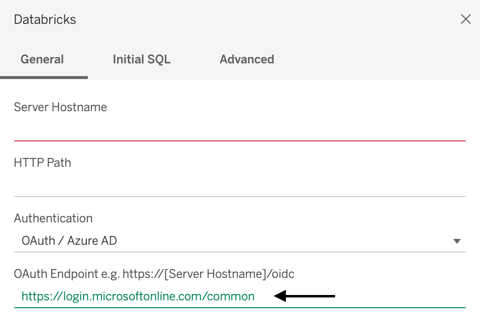 Autorización de configuración