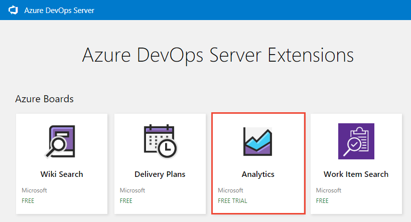 Tarjeta de extensión de Analytics