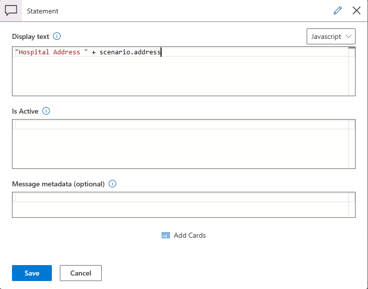 A screenshot of a local variable context