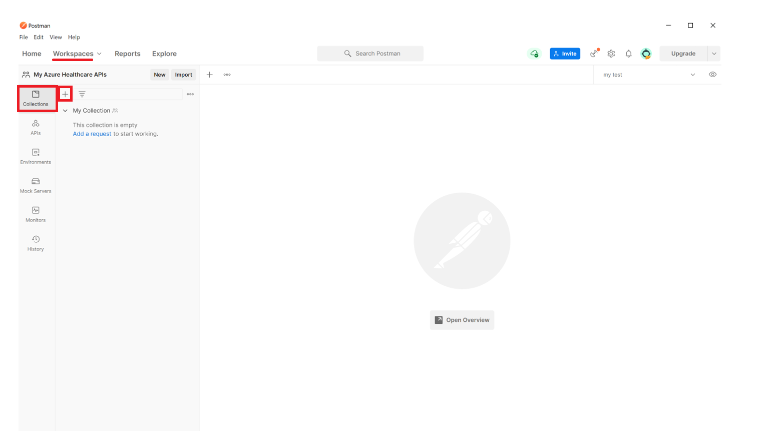 Captura de pantalla que muestra la creación de una nueva solicitud.