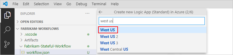 Captura de pantalla que muestra la solicitud de seleccionar una ubicación de implementación con regiones de Azure disponibles y una ubicación personalizada para implementaciones de Azure Arc.