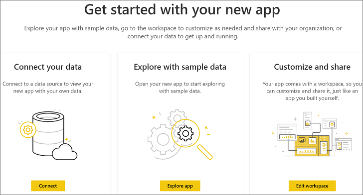 Opciones de configuración de aplicaciones.