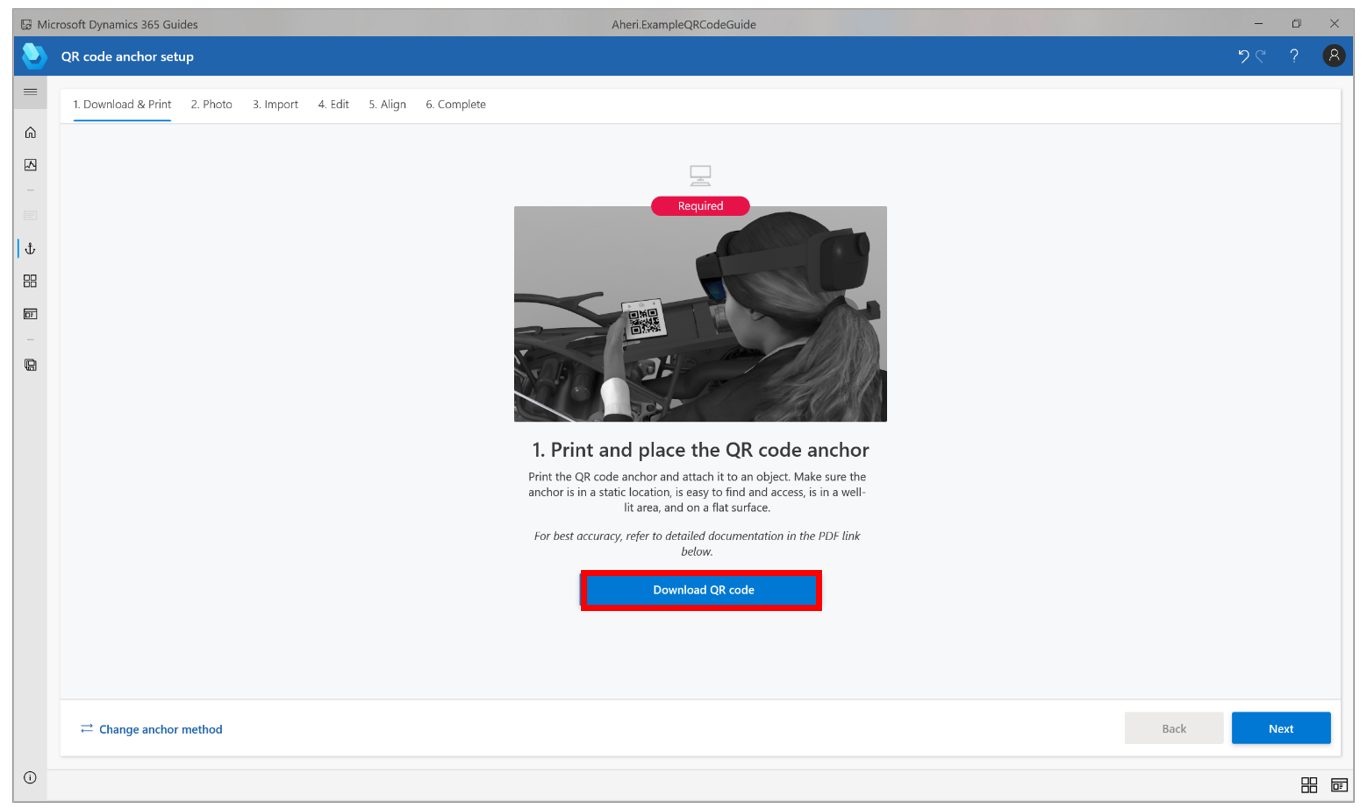 Botón Descargar código QR Botón Descargar código QR