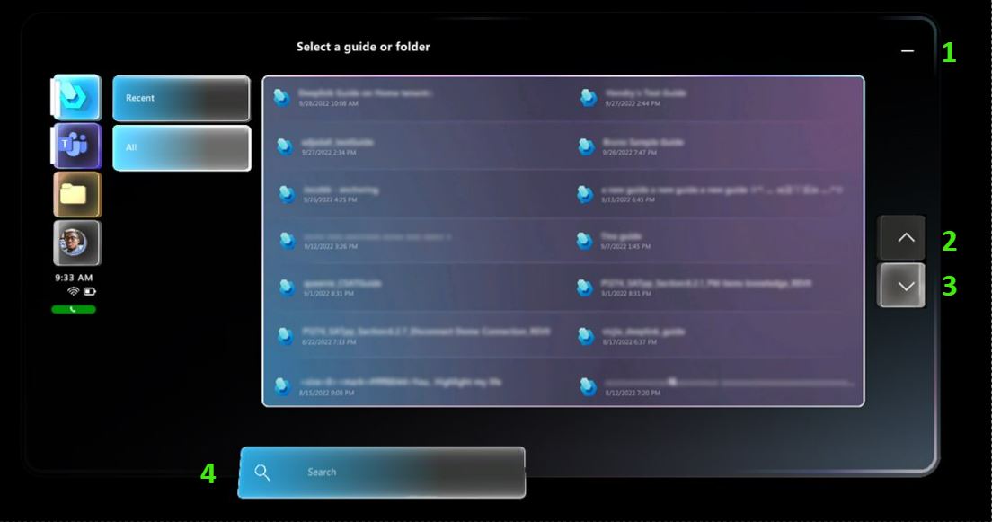 Pantalla Actividad de trabajo Pantalla Actividad de trabajo