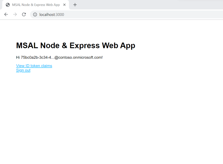 Recorte de pantalla de las notificaciones de token de identificador.