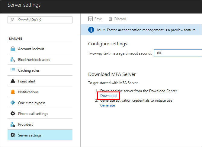 Descargar servidor MFA