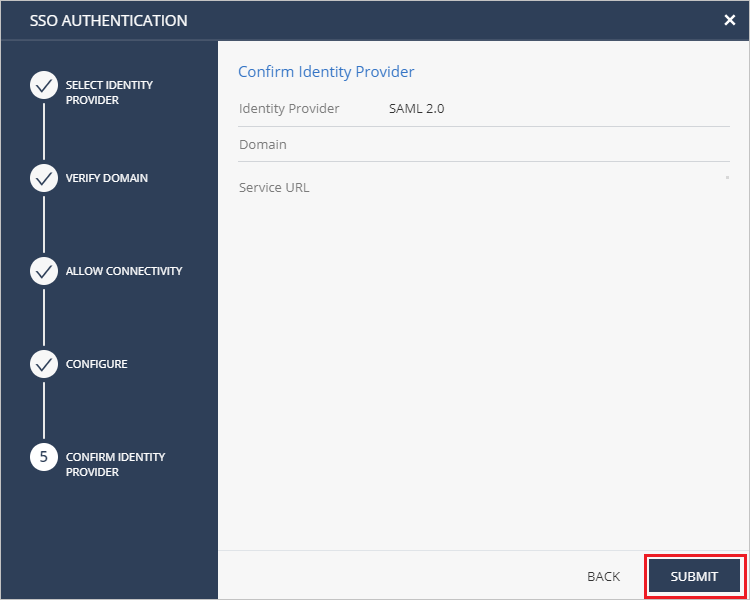 Submit Configuration Submit Configuration