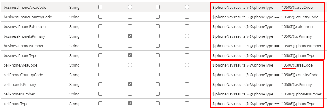 Cambio de la ruta de acceso JSON del teléfono