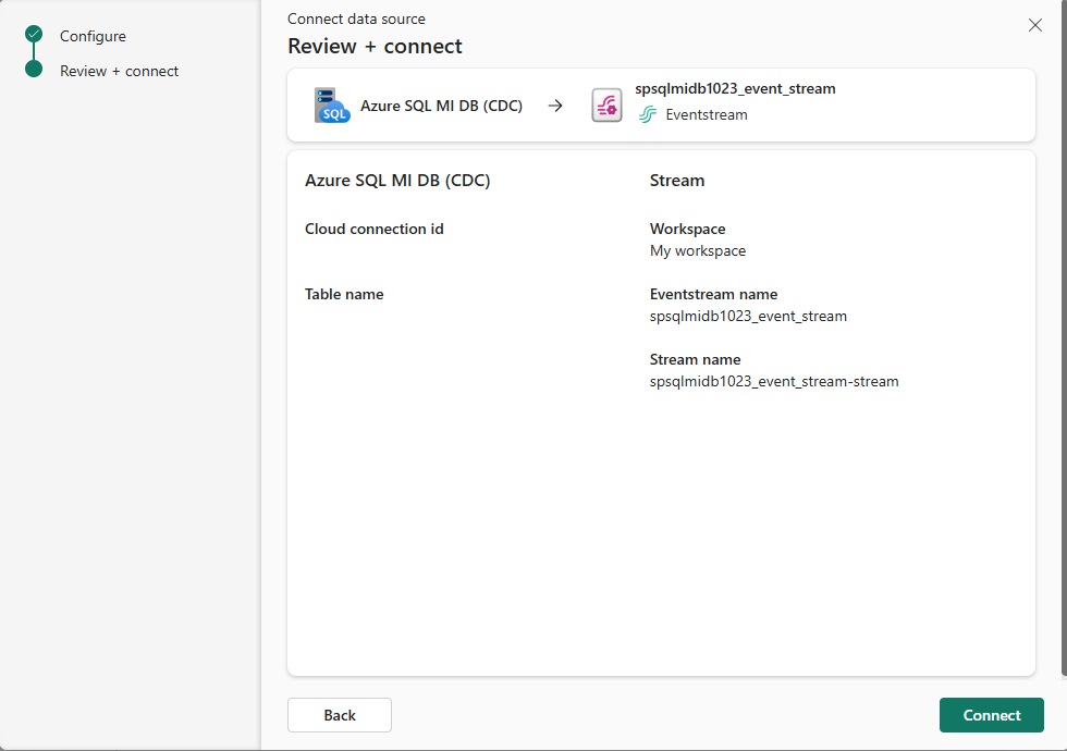 Captura de pantalla que muestra la selección del botón Agregar.