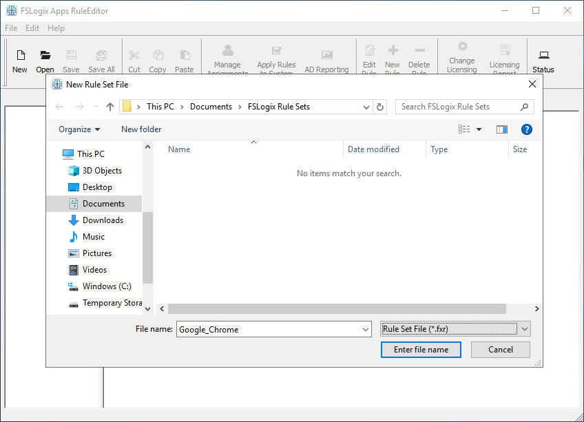 Nuevo conjunto de reglas