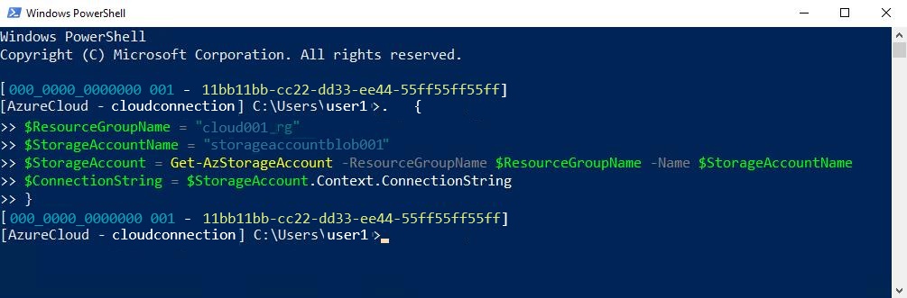 PowerShell Get-ConnectionString