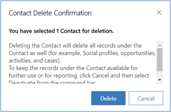 Confirm deletion Confirm deletion.