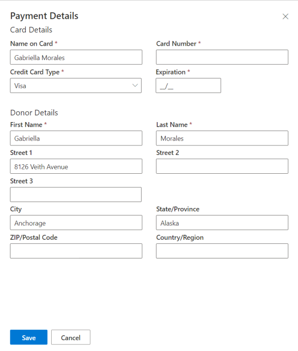 Add a new credit card. Add a new credit card.