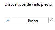 Captura de pantalla que muestra cómo buscar dispositivos al crear un filtro en Microsoft Intune.