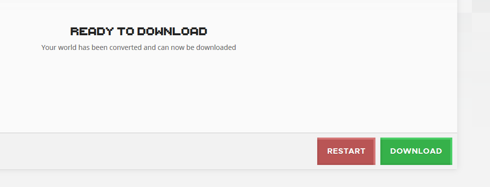 Ventana de descarga de Chunker