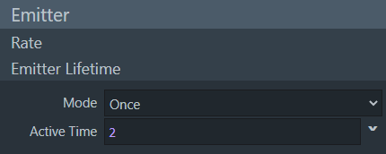 Duración de emisión en Snowstorm
