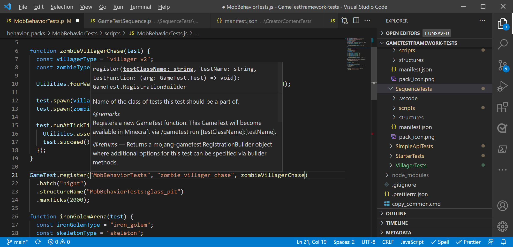 Documentación de referencia en línea en Visual Studio Code