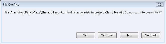 Sobrescribir archivos de contenido